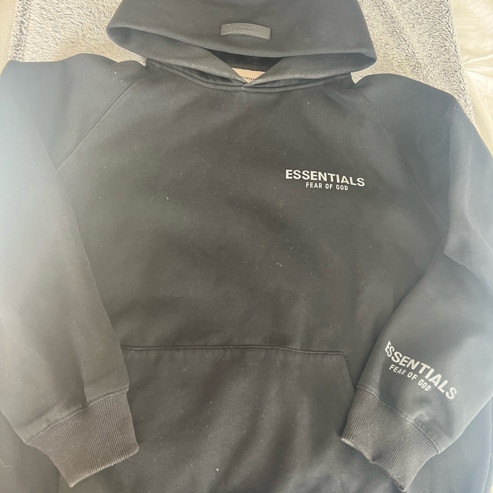 Fear of God Essentials Black Hoodie